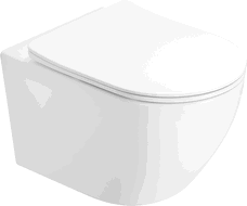 Mexen Lena 2.0 WC-Schüssel Rimless mit langsam schließendem Slim-Sitz, Duroplast, weiß glänzend - 3022L4000