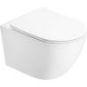 Mexen Lena 2.0 WC-Schüssel Rimless Tornado mit langsam schließendem Slim-Sitz, Duroplast, weiß glänzend - 3022L4000T