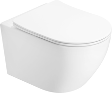 Mexen Lena 2.0 WC-Schüssel Rimless Tornado mit langsam schließendem Slim-Sitz, Duroplast, weiß glänzend - 3022L4000T