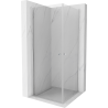 Mexen Pretoria Duo Duschkabine schwenkbar 70 x 70 cm, transparent, chrom - 852-070-070-02-00
