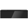 Mexen Orio Badezimmerschrank 90 cm mit Waschbecken Otis, 1 Schublade, schwarz glänzend/schwarz matt - 91A10-09023-1-BF70-W18M71