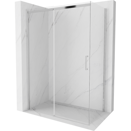 Mexen Omega Schiebeduschkabine 160 x 90 cm, transparent, chrom - 825-160-090-01-00