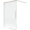 Mexen Rox Duschwand 2-flügelig verschiebbar 100 x 150 cm, transparent, gebürsteter Nickel - 8C9-100-003-97-00