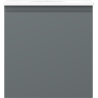 Mexen Orio Badezimmerschrank 45 cm mit Waschbecken Vela, 1 Schublade, Graphit Matt/Weiß Matt - 91A10-04547-1-BF66-W23M01