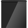 Mexen Orio Badezimmerschrank 45 cm mit Waschbecken Vela, 1 Schublade, schwarz glänzend/schwarz matt - 91A10-04547-1-BF70-W23M71