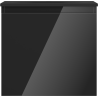 Mexen Orio Badezimmerschrank 50 cm mit Waschbecken Vela, 1 Schublade, Schwarz glänzend/Schwarz matt - 91A10-05047-1-BF70-W23M71