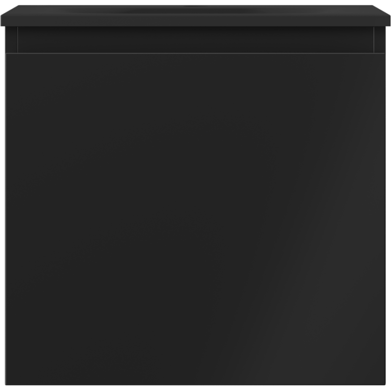 Mexen Orio Badezimmerschrank 50 cm mit Waschbecken Vela, 1 Schublade, Schwarz Matt - 91A10-05047-1-BF71-W23M71