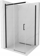 Mexen Omega Schiebeduschkabine 100 x 100 cm, transparent, schwarz - 825-100-100-70-00