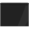 Mexen Orio Badezimmerschrank 60 cm mit Waschbecken Vela, 1 Schublade, schwarz matt - 91A10-06047-1-BF71-W23M71