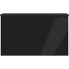 Mexen Orio Badezimmerschrank 80 cm mit Waschbecken Vela, 1 Schublade, schwarz matt - 91A10-08047-1-BF71-W23M71
