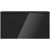 Mexen Orio Badezimmerschrank 90 cm mit Waschbecken Vela, 1 Schublade, schwarz glänzend/schwarz matt - 91A10-09047-1-BF70-W23M71