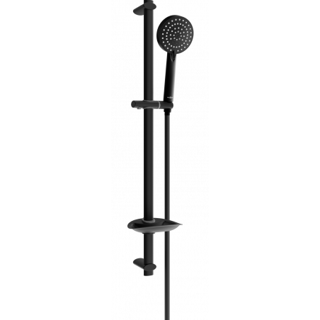Mexen DB75 verschiebbares Duschset, schwarz - 785754584-70