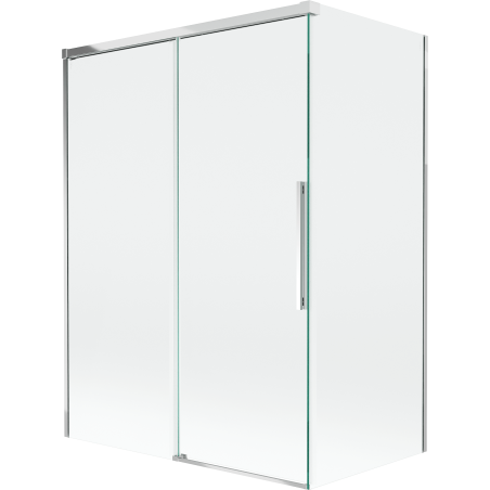 Mexen Rox, zweiteilige Duschwand 120 + 70 x 150 cm, transparent, Chrom - 8C9-120-070-01-00