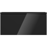 Mexen Orio Badschrank 100 cm mit Waschbecken Vela, 1 Schublade, schwarzer Glanz/schwarze Matte - 91A10-10047-1-BF70-W23M71