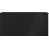 Mexen Orio Badezimmerunterschrank 100 cm mit Waschbecken Vela, 1 Schublade, Schwarz Matt - 91A10-10047-1-BF71-W23M71