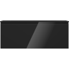 Mexen Orio Badschrank 120 cm mit Waschbecken Vela, 1 Schublade, schwarz glänzend/schwarz matt - 91A10-12047-1-BF70-W23M71