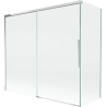 Mexen Rox Duschwand, 2-flügelig, verschiebbar 170 + 75 x 150 cm, transparent, Chrom - 8C9-170-075-01-00
