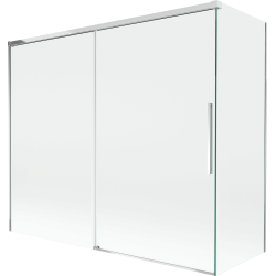 Mexen Rox Duschwand 2-flügelig verschiebbar 180 + 90 x 150 cm, transparent, chrom - 8C9-180-090-01-00