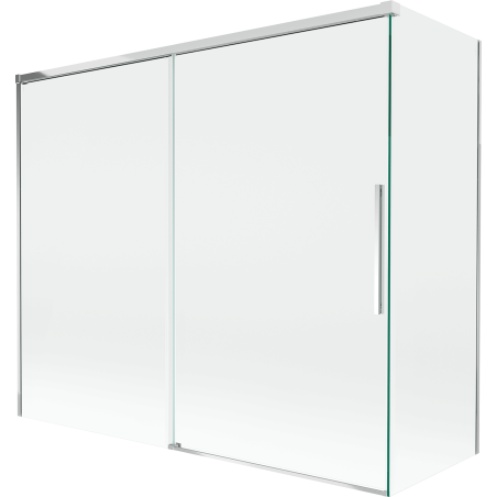 Mexen Rox Duschwand 2-flügelig verschiebbar 180 + 90 x 150 cm, transparent, chrom - 8C9-180-090-01-00