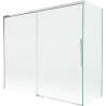Mexen Rox Duschwand 2-flügelig verschiebbar 180 + 90 x 150 cm, transparent, chrom - 8C9-180-090-01-00