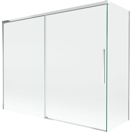Mexen Rox Zwei-Falttür-Duschabtrennung 190 + 90 x 150 cm, transparent, Chrom - 8C9-190-090-01-00
