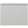 Mexen Rivel Badezimmermöbel 60 cm mit Waschbecken Otis, 1 Schublade, geriffelt, grau matt/weiß matt - 91A20-06047-1-BF62-W18M01