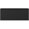Mexen Rivel Badezimmerschrank 120 cm mit Waschtisch Otis, 1 Schublade, geriffelt, schwarz matt - 91A20-12047-1-BF71-W18M71