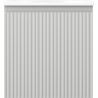 Mexen Rivel Badezimmerschrank 45 cm mit Waschbecken Vela, 1 Schublade, geriffelt, grau matt/weiß matt