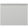 Mexen Rivel Badezimmerschrank 60 cm mit Waschbecken Vela, 1 Schublade, geriffelt, grau matt/weiß matt