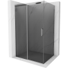 Mexen Omega Schiebetür-Duschkabine 110 x 90 cm, Grafit, Chrom - 825-110-090-01-40