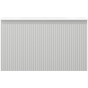 Mexen Rivel Badezimmerschrank 80 cm mit Waschbecken Vela, 1 Schublade, geriffelt, grau matt/weiß matt