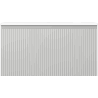 Mexen Rivel Badezimmerschrank 90 cm mit Waschbecken Vela, 1 Schublade, geriffelt, grau matt/weiß matt