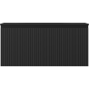 Mexen Rivel Badezimmerunterschrank 100 cm mit Waschbecken Vela, 1 Schublade, gerillt, schwarz matt - 91A20-10047-1-BF71-W23M71