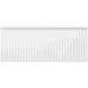 Mexen Rivel Badezimmermöbel 120 cm mit Waschbecken Vela, 1 Schublade, geriffelt, weiß matt - 91A20-12047-1-BF01-W23M01