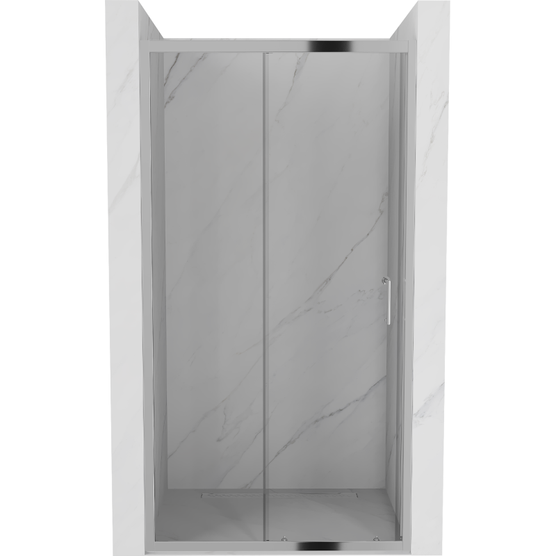 Mexen Apia Schiebetüren Duschwand 140 cm, transparent, Chrom - 845-140-000-01-00