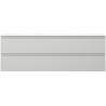 Mexen Orio Badezimmerschrank 140 cm mit Otis Waschbecken, 2 Schubladen, grau matt/weiß matt - 91A10-14047-2-BFF62-W18M01