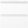 Mexen Orio Badezimmerschrank 50 cm mit Waschbecken Vela, 2 Schubladen, weiß matt - 91A10-05047-2-BFF01-W23M01