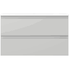 Mexen Orio Badezimmerunterschrank 80 cm mit Waschbecken Vela, 2 Schubladen, graumatt/weiß matt - 91A10-08047-2-BFF62-W23M01
