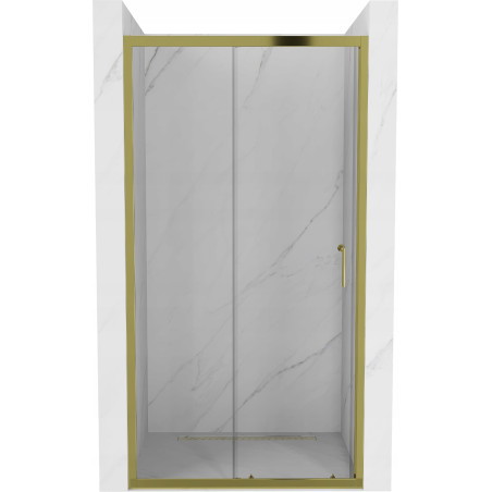Mexen Apia Schiebeduschtüren 105 cm, transparent, gold - 845-105-000-50-00