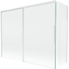 Mexen Rox Duschabtrennung 2-flügelig, verschiebbar 190 + 80 x 150 cm, transparent, weiß - 8C9-190-080-20-00