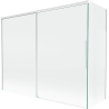Mexen Rox Duschabtrennung 2-flügelig verschiebbar 190 + 90 x 150 cm, transparent, weiß - 8C9-190-090-20-00
