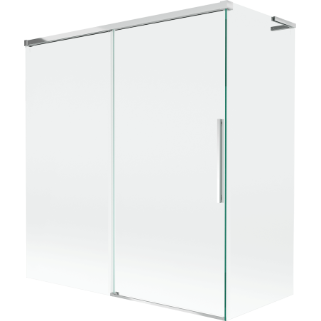Mexen Rox L Duschwand 2-flügelig verschiebbar 150 + 70 x 150 cm, transparent, Chrom - 8C9L-150-070-01-00