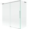 Mexen Rox L Duschwand 2-flügelig verschiebbar 150 + 70 x 150 cm, transparent, Chrom - 8C9L-150-070-01-00