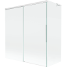 Mexen Rox L Duschwand 2-flügelig, verschiebbar 150 + 70 x 150 cm, transparent, weiß - 8C9L-150-070-20-00
