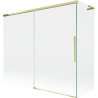 Mexen Rox L Badewannenabtrennung 2-flügelig, verschiebbar 180 + 90 x 150 cm, transparent, gold - 8C9L-180-090-50-00