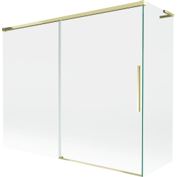 Mexen Rox L Duschabtrennung 2-teilig schiebbar 190 + 90 x 150 cm, transparent, gold - 8C9L-190-090-50-00