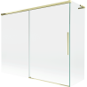 Mexen Rox L Duschabtrennung 2-teilig schiebbar 190 + 90 x 150 cm, transparent, gold - 8C9L-190-090-50-00