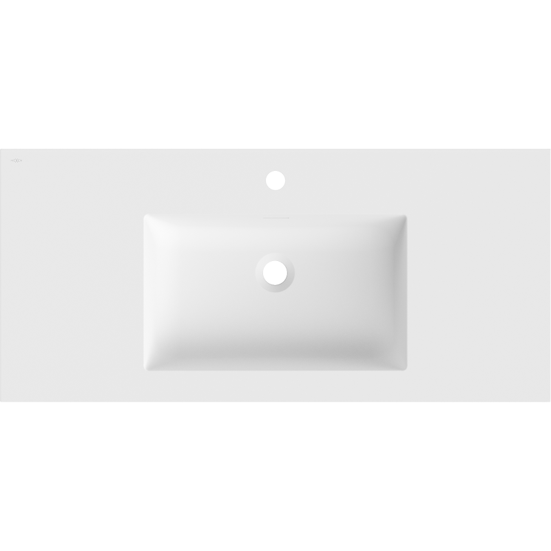 Mexen Otis Einbauwaschbecken in die Arbeitsplatte 101 x 46,5 cm, weiße Matt - 25181001