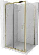 Mexen Apia Schiebeduschkabine 90 x 90 cm, transparent, gold - 840-090-090-50-00