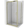 Mexen Apia Duschkabine zum Schieben 95 x 100 cm, transparent, gold - 840-095-100-50-00